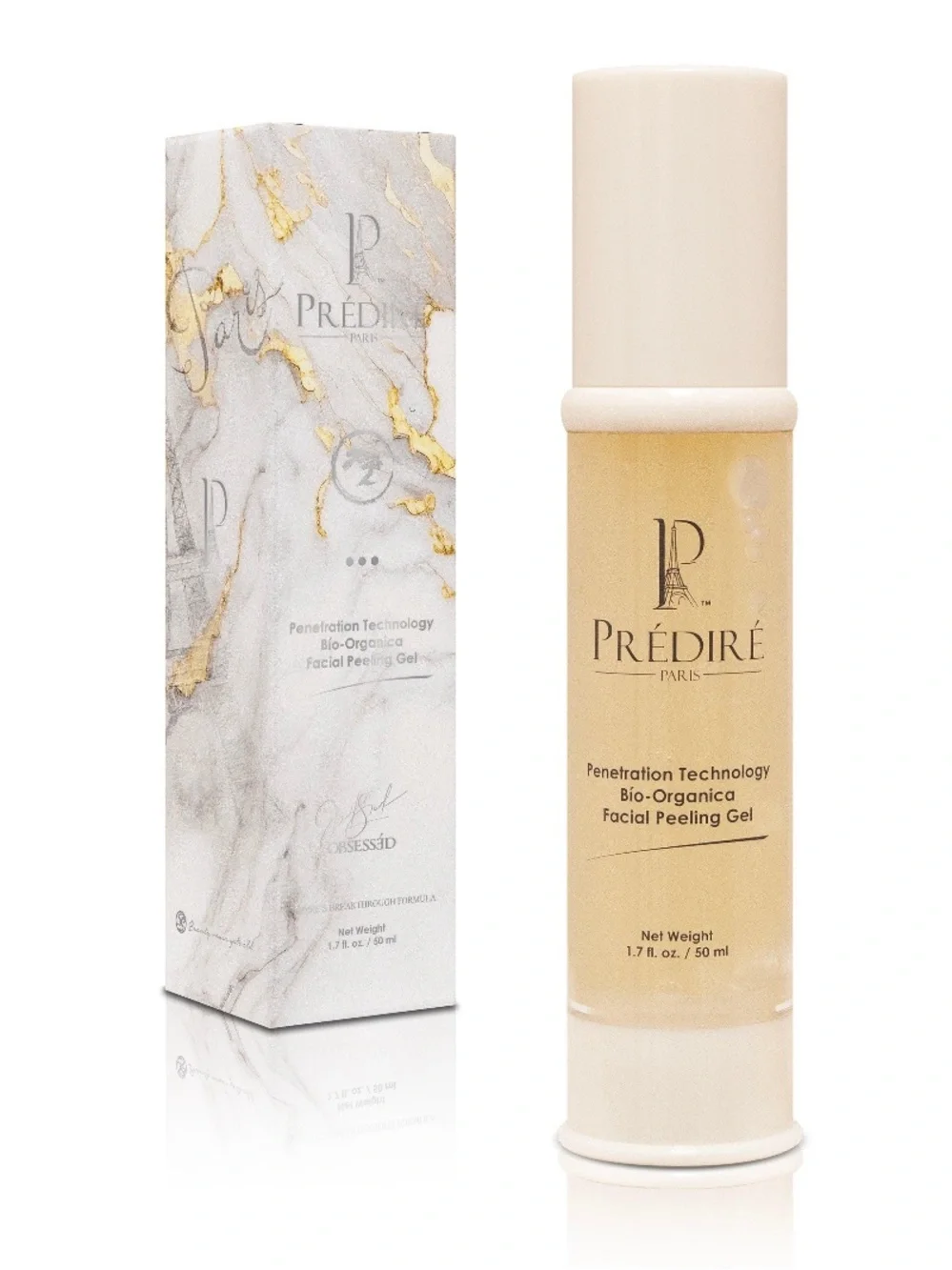 Prediré Paris 2-Piece Skincare Bundle Snail Mucin Layer Mask & Peeling Gel